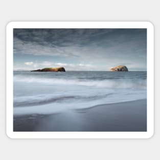 Seacliff Beach and Bass Rock Sticker